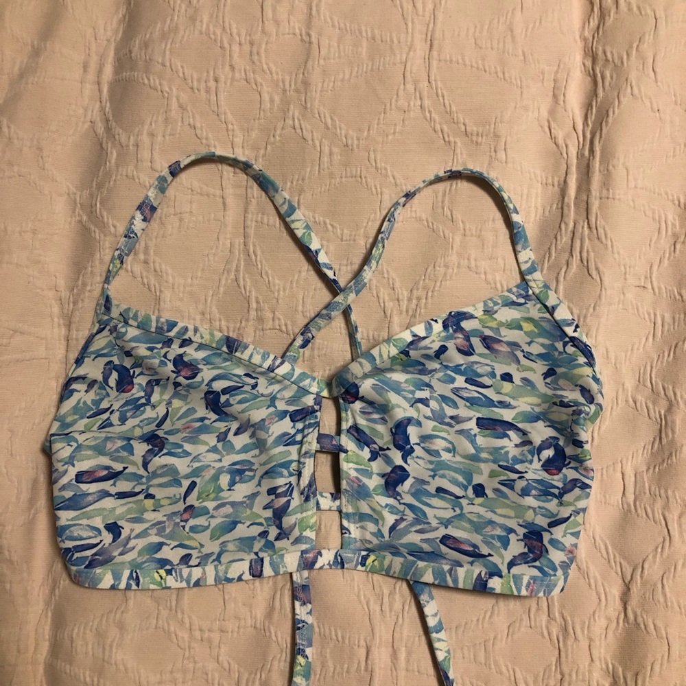 Jolyn Tomcat Top 4XL Whale Print